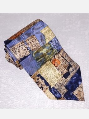 Gallery Collection Silk Tie Paul Klee Florentine Villa District 58" x 3.75"